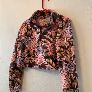 Urban outfitters cropped fleece